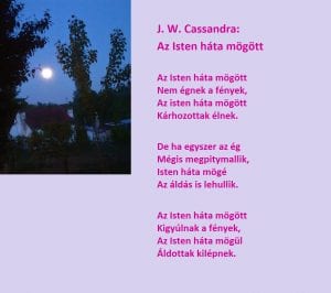 Az Isten háta mögött | Hungarian Poem by JW Cassandra at UpDivine