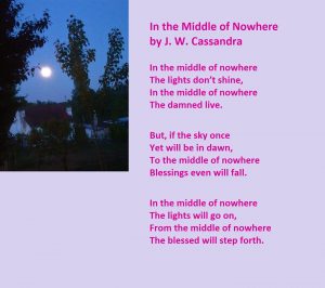 In the middle of nowhere | A Poem by JW Cassandra at UpDivine