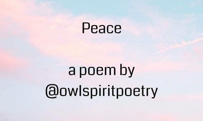 Peace | A short poem by OwlSpiritPoetry at UpDivine
