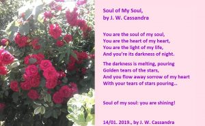Soul of my soul | A poem by JW Cassandra at UpDivine