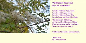 Voidness Of Your Soul | Poem By JW Cassandra at UpDivine