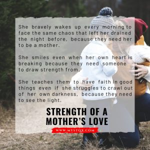 Strength of a mother's love | A poem by Mystqx Skye at UpDivine