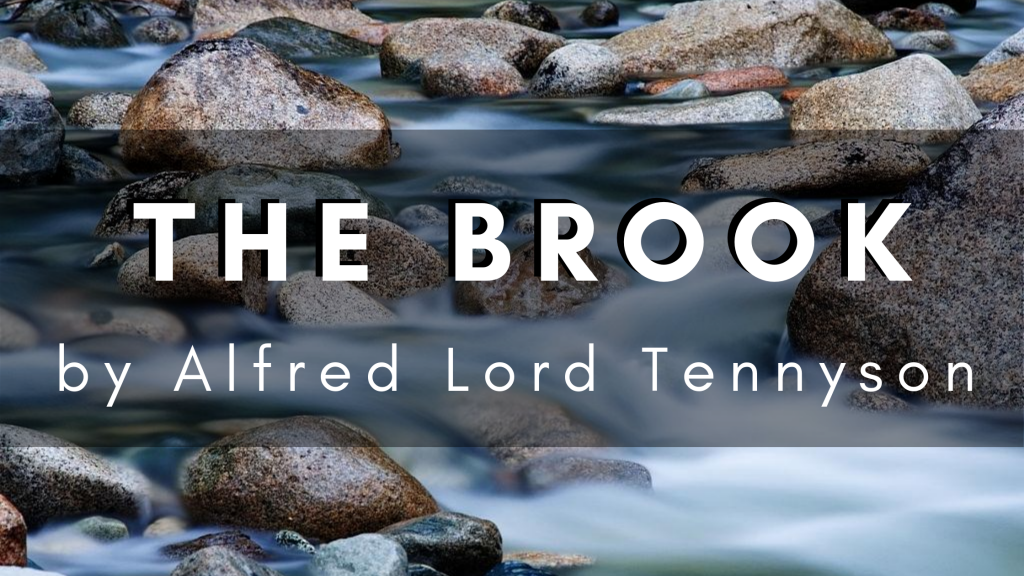 the brook poem short summary