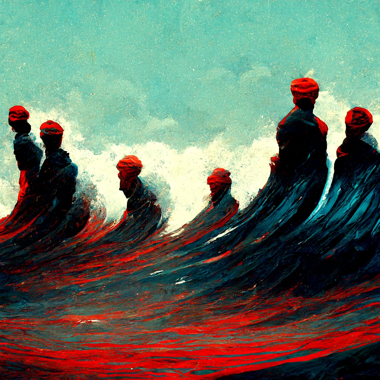 Waves of idiots